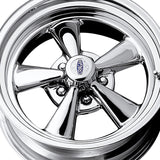 Cragar 484 15X8 5X5.00 90.93 Hub -06 Offset Chrome Plated Wheel Rim