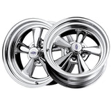 Cragar 01461C S/S 15X6 5X4.50 90.91 Hub -06 Offset Chrome Plated Wheel Rim