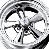 Cragar 01461C S/S 15X6 5X4.50 90.91 Hub -06 Offset Chrome Plated Wheel Rim