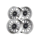 1 X DIRTY LIFE CANYON 17X9 6-139.7 106 Hub -12 Offset Silver Wheel Rim