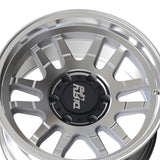 1 X DIRTY LIFE CANYON 17X9 6-139.7 106 Hub -12 Offset Silver Wheel Rim