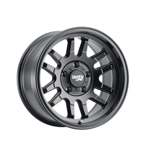 1 X DIRTY LIFE CANYON 17X9 6-139.7 106 Hub -12 Offset Black Wheel Rim