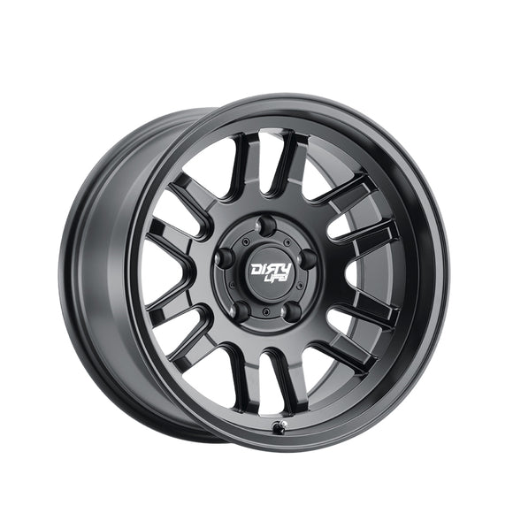 1 X DIRTY LIFE CANYON 17X9 5-127 71.5 Hub -12 Offset Black Wheel Rim