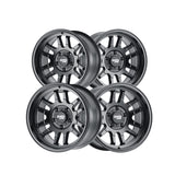 1 X DIRTY LIFE CANYON 17X9 6-139.7 106 Hub -12 Offset Black Wheel Rim