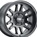 1 X DIRTY LIFE CANYON 17X9 5-127 71.5 Hub -12 Offset Black Wheel Rim