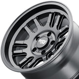 1 X DIRTY LIFE CANYON 17X9 5-127 71.5 Hub -12 Offset Black Wheel Rim