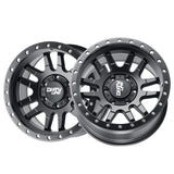 1 X DIRTY LIFE CANYON PRO 17X9 5-127 71.5 Hub -38 Offset Black Wheel Rim