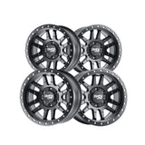 1 X DIRTY LIFE CANYON PRO 17X9 5-127 71.5 Hub -38 Offset Black Wheel Rim