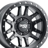1 X DIRTY LIFE CANYON PRO 17X9 5-127 71.5 Hub -38 Offset Black Wheel Rim