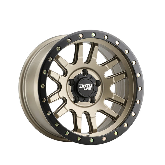 1 X DIRTY LIFE CANYON PRO 17X9 6-139.7 106 Hub 0 Offset Black Wheel Rim