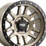 1 X DIRTY LIFE CANYON PRO 17X9 5-127 71.5 Hub -12 Offset Black Wheel Rim