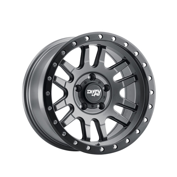 1 X DIRTY LIFE CANYON PRO 17X9 5-127 71.5 Hub -12 Offset Black Wheel Rim