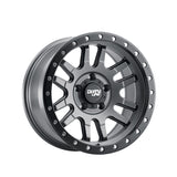1 X DIRTY LIFE CANYON PRO 17X9 6x139.7 106 Hub 0 Offset Satin Graphite/Black Lip Wheel Rim