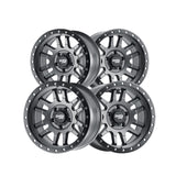 1 X DIRTY LIFE CANYON PRO 17X9 5-127 71.5 Hub -38 Offset Black Wheel Rim