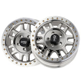 1 X DIRTY LIFE CANYON PRO SXS 15X7 4-137 106.25 Hub 13 Offset Silver Wheel Rim