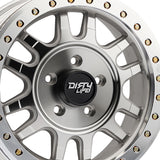1 X DIRTY LIFE CANYON PRO SXS 15X7 4-137 106.25 Hub 13 Offset Silver Wheel Rim
