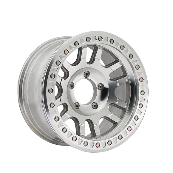 1 X DIRTY LIFE CANYON RACE 20X10 8-165.1 130.8 Hub -44 Offset Silver Wheel Rim