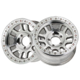 1 X DIRTY LIFE CANYON RACE 17X9 5-127 71.5 Hub -12 Offset Silver Wheel Rim