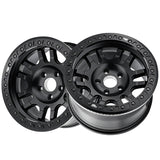 1 X DIRTY LIFE CANYON RACE 17X9 6-139.7 106 Hub -12 Offset Black Wheel Rim