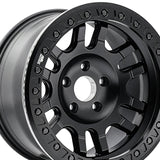 1 X DIRTY LIFE CANYON RACE 20X10 8-170 130.8 Hub -44 Offset Black Wheel Rim