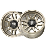 1 X DIRTY LIFE CANYON 17X9 5-127 71.5 Hub -12 Offset Gold Wheel Rim