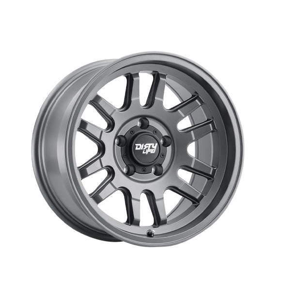1 X DIRTY LIFE CANYON 17X9 6-135 87.1 Hub 0 Offset Gray Wheel Rim