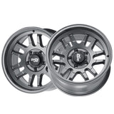 1 X DIRTY LIFE CANYON 17X9 5-127 71.5 Hub -12 Offset Gray Wheel Rim