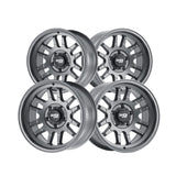 1 X DIRTY LIFE CANYON 17X9 5-127 71.5 Hub -12 Offset Gray Wheel Rim