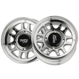 1 X DIRTY LIFE CANYON SPORT SXS 14X7 4-137 106.25 Hub 13 Offset Silver Wheel Rim