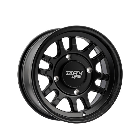 1 X DIRTY LIFE CANYON SPORT SXS 14X7 4-137 106.25 Hub 13 Offset Black Wheel Rim