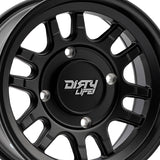 1 X DIRTY LIFE CANYON SPORT SXS 14X7 4-137 106.25 Hub 13 Offset Black Wheel Rim
