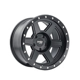 1 X DIRTY LIFE COMPOUND 17X9 5-127 78.1 Hub -12 Offset Black Wheel Rim