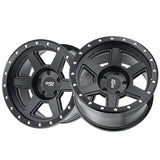 1 X DIRTY LIFE COMPOUND 17X9 5-127 78.1 Hub -12 Offset Black Wheel Rim