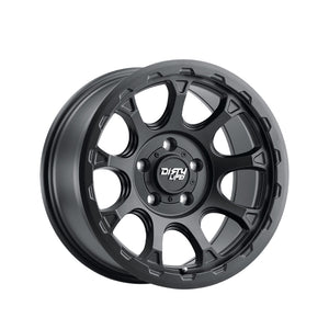 1 X DIRTY LIFE DRIFTER 17X8.5 5-127 78.1 Hub -6 Offset Black Wheel Rim