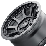 1 X DIRTY LIFE DRIFTER 17X8.5 5-127 78.1 Hub -6 Offset Black Wheel Rim