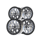 1 X DIRTY LIFE DT-1 17X9 5-127 78.1 Hub -12 Offset Silver Wheel Rim