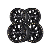 1 X DIRTY LIFE DT-1 17X9 5-139.7 108 Hub -38 Offset Black Wheel Rim