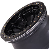 1 X DIRTY LIFE DT-1 17X9 5-139.7 108 Hub -38 Offset Black Wheel Rim