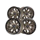 1 X DIRTY LIFE DT-1 17X9 6-139.7 106 Hub -12 Offset Bronze Wheel Rim