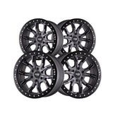1 X DIRTY LIFE DT-1 17X9 6-139.7 106 Hub -12 Offset Gray Wheel Rim