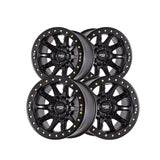 1 X DIRTY LIFE DT-2 17X9 6-139.7 106 Hub -12 Offset Black Wheel Rim