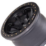 1 X DIRTY LIFE DT-2 20X9 6-135 87.1 Hub 12 Offset Black Wheel Rim