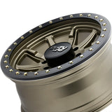 1 X DIRTY LIFE DT-2 17X9 8-165.1 130.8 Hub -12 Offset Gold Wheel Rim
