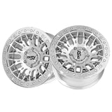 1 X DIRTY LIFE DT-3 17X9 5x127 78.1 Hub -12 Offset Machined Wheel Rim