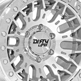 1 X DIRTY LIFE DT-3 17X9 5x127 78.1 Hub -12 Offset Machined Wheel Rim
