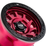 1 X DIRTY LIFE ENIGMA RACE 17X9 8-170 125.2 Hub -12 Offset Red Wheel Rim