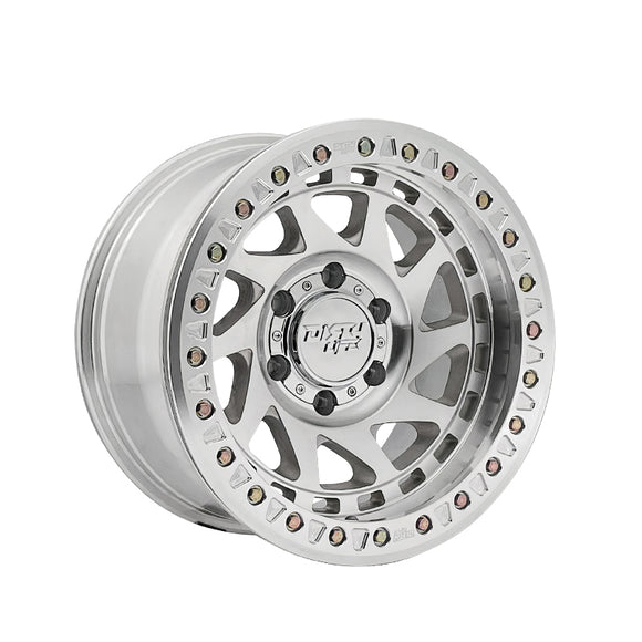 1 X DIRTY LIFE ENIGMA RACE 17X9 6-139.7 106 Hub -12 Offset Silver Wheel Rim