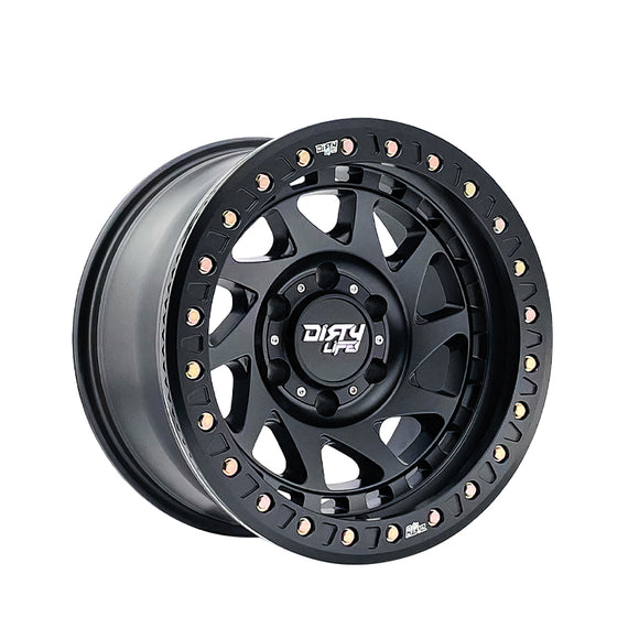 1 X DIRTY LIFE ENIGMA 17X9 5-127 71.5 Hub -12 Offset Black Wheel Rim