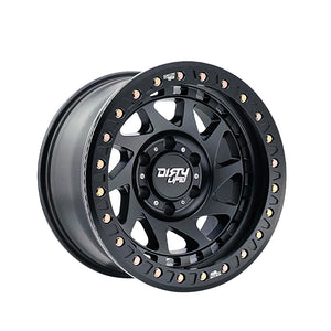 1 X DIRTY LIFE ENIGMA RACE 17X9 6-135 87.1 Hub -38 Offset Black Wheel Rim