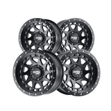 1 X DIRTY LIFE ENIGMA 17X9 6-139.7 106 Hub -12 Offset Black Wheel Rim